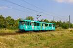 VGF Düwag Pt Wagen 749 am 19.06.22 bei einer Sonderfahrt in Frankfurt am Main