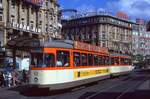 Frankfurt 222 + 1231, Am Hauptbahnhof, 24.06.1991.