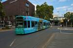 VGF Bombardier Flexity Classic S-Wagen 273 am 23.07.22 in Frankfurt