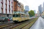 VGF Düwag O Wagen 111 am 18.09.22 bei einer HSF Sonderfahrt in Frankfurt am Main