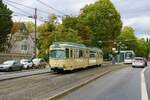 VGF Düwag O Wagen 111 am 18.09.22 bei einer HSF Sonderfahrt in Frankfurt am Main