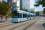 VGF Bombardier Flexity Classic S-Wagen 205 am 24.09.22 in Frankfurt am Main