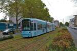 VGF Bombardier Flexity Classic S-Wagen 210 am 24.09.22 in Frankfurt am Main