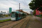 VGF Bombardier Flexity Classic S-Wagen 271 am 24.09.22 in Frankfurt am Main