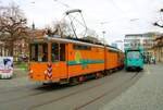 VGF Schienenschleifzug in Frankfurt am Main am 07.01.23