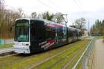 VGF Bombardier Flexity Classic S-Wagen 206 am 07.01.23 in Neu-Isenburg