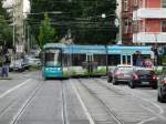 VGF Bombardier S-Wagen 203 kurz vor Frankfurt am Main Süd Bhf am 24.05.14 auf der 16