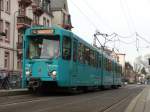 VGF Düwag Pt-Wagen 738 als Nikolaus Express in Frankfurt am Main am 05.12.15