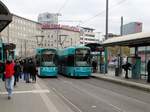 VGF Bombardier S-Wagen 211 und 264 am 12.11.16 in Frankfurt am Main