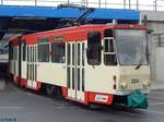 Tatra KT4D der Stadtverkehrsgesellschaft mbH Frankfurt Oder in Frankfurt/Oder am 09.06.2016