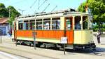 Freiburg im Breisgau - Oldtimer Tram 56 - Historische Straßenbahn Rastatt T4 - Aufgenommen am 07.07.2018