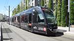 Freiburg im Breisgau - Straßenbahn CAF Urbos 301 - Aufgenommen am 26.08.2018