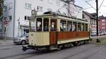 Freiburg im Breisgau - Oldtimer Tram 56 - Historische Straßenbahn Rastatt T4 - Aufgenommen am 01.09.2018