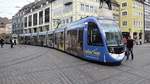 Freiburg im Breisgau - Straßenbahn CAF Urbos 305 - Aufgenommen am 01.09.2018