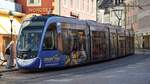 Freiburg im Breisgau - Straßenbahn CAF Urbos 305 - Aufgenommen am 09.09.2018