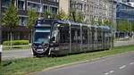 Freiburg im Breisgau - Straßenbahn CAF Urbos 301 - Aufgenommen am 09.09.2018