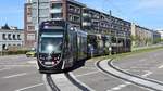 Freiburg im Breisgau - Straßenbahn CAF Urbos 301 - Aufgenommen am 09.09.2018