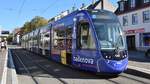 Freiburg im Breisgau - Straßenbahn CAF Urbos 309 - Aufgenommen am 09.09.2018