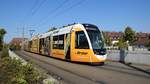 Freiburg im Breisgau - Straßenbahn CAF Urbos 307 - Aufgenommen am 20.09.2018