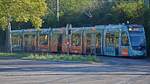 Freiburg im Breisgau - Straßenbahn CAF Urbos 303 - Aufgenommen am 27.09.2018