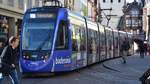 Freiburg im Breisgau - Straßenbahn CAF Urbos 309 - Aufgenommen am 27.09.2018