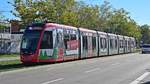 Freiburg im Breisgau - Straßenbahn CAF Urbos 308 - Aufgenommen am 27.09.2018 