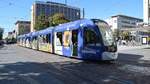 Freiburg im Breisgau - Straßenbahn CAF Urbos 304 - Aufgenommen am 27.09.2018 