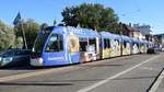 Freiburg im Breisgau - Straßenbahn CAF Urbos 304 - Aufgenommen am 27.09.2018 