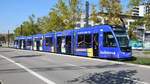 Freiburg im Breisgau - Straßenbahn CAF Urbos 309 - Aufgenommen am 28.09.2018 