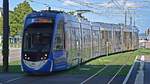 Freiburg im Breisgau - Straßenbahn CAF Urbos 305 - Aufgenommen am 28.09.2018 