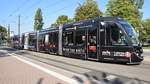 Freiburg im Breisgau - Straßenbahn CAF Urbos 301 - Aufgenommen am 30.09.2018 