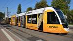 Freiburg im Breisgau - Straßenbahn CAF Urbos 307 - Aufgenommen am 30.09.2018 