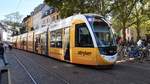 Freiburg im Breisgau - Straßenbahn CAF Urbos 307 - Aufgenommen am 12.10.2018 