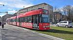 Freiburg im Breisgau - Straßenbahn Düwag 260 - Aufgenommen am 16.03.2019