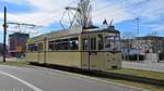 Freiburg im Breisgau - Oldtimer Tram Nr. 100 - Aufgenommen am 16.03.2019