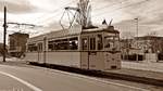 Freiburg im Breisgau - Oldtimer Tram Nr. 100 - Aufgenommen am 16.03.2019