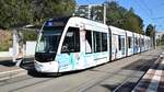 Am 09.09.2020 habe ich diese Straßenbahn mit Hersteller CAF Urbos Nr. 303 in Freiburg im Breisgau aufgenommen.