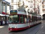 TW 249 unterwegs auf der Linie 5 in der Stadt Freiburg im Breigau am 22.09.2010    