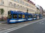 TW 254 unterwegs auf der Linie 2 in der Stadt Freiburg im Breigau am 22.09.2010    