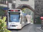 TW 273 unterwegs auf der Linie 1 in der Stadt Freiburg im Breigau am 22.09.2010  