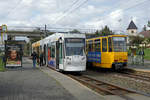 Strassenbahn Gera.
Impressionen vom 19. September 2019.
Auf den Tramlinien 2 und 3 stehen noch TATRA - BAHNEN im täglichen Einsatz.
Foto: Walter Ruetsch