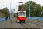 50 Jahre Tatrawagen in Halle (Saale)  Anlässlich ihrer 50-jährigen Betriebszugehörigkeit im halleschen Straßenbahnnetz veranstalten die Halleschen Straßenbahnfreunde e.V.