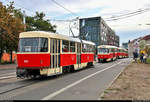 50 Jahre Tatrawagen in Halle (Saale)  Anlässlich ihrer 50-jährigen Betriebszugehörigkeit im halleschen Straßenbahnnetz veranstalten die Halleschen Straßenbahnfreunde e.V.