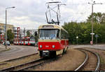 50 Jahre Tatrawagen in Halle (Saale)  Anlässlich ihrer 50-jährigen Betriebszugehörigkeit im halleschen Straßenbahnnetz veranstalten die Halleschen Straßenbahnfreunde e.V.