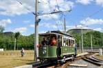 Gearer Strassenbahnwagen 29 im Betriebshof Burgau zum 111 Jahre  JeNah  am 02.06.2012