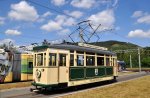 Jenaer Straenbahnwagen 26 im Betriebshof Burgau zum 111 Jahre  JeNah  am 02.06.2012.