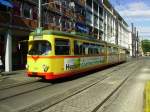 Am 09.07.2012 bescherte mich VBK Wagen 209 aufgrund einer Umleitung auf Hhe der im Bau befindlichen U-Strab-Haltestellen-Baustelle Herrenstrae.