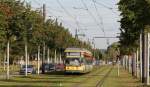 Tw 233 als 6 zum Hauptbahnhof in der Ostendstrae 20.9.12