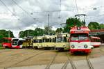 Veranstaltung  140 Jahre KVB  im Straßenbahnmuseum Thielenbruch am 30.06.2017.