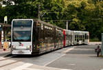 Die Line 9 mit der Wagennummer 4074 nach Sülz.